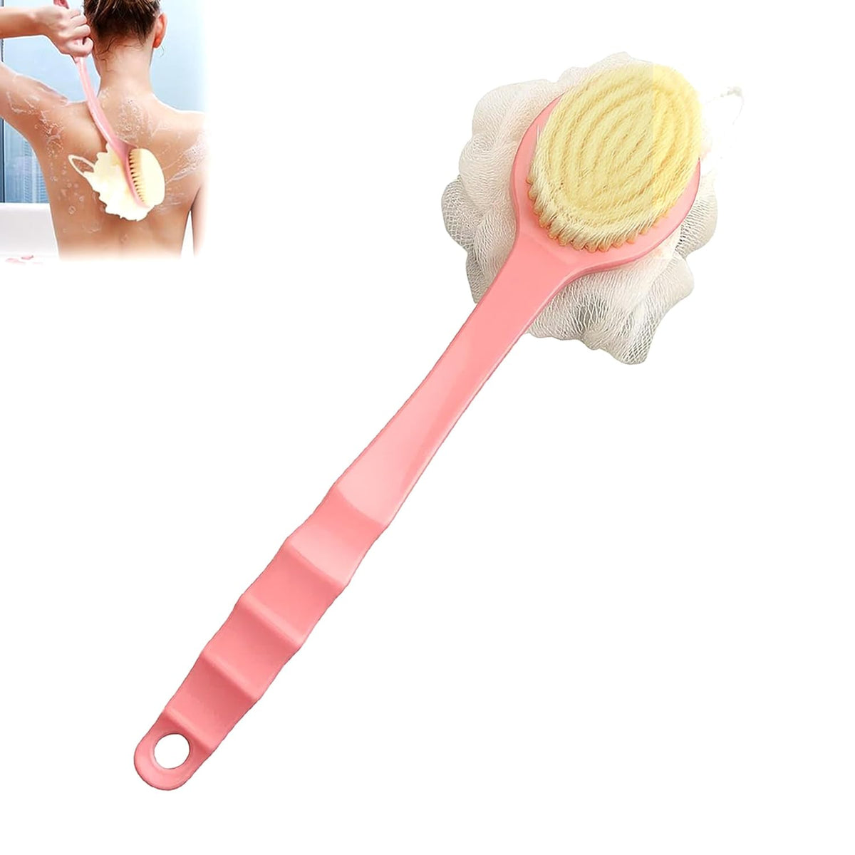 2 in 1 Loofah Bath Brush
