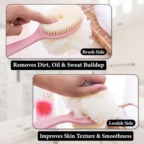 2 in 1 Loofah Bath Brush