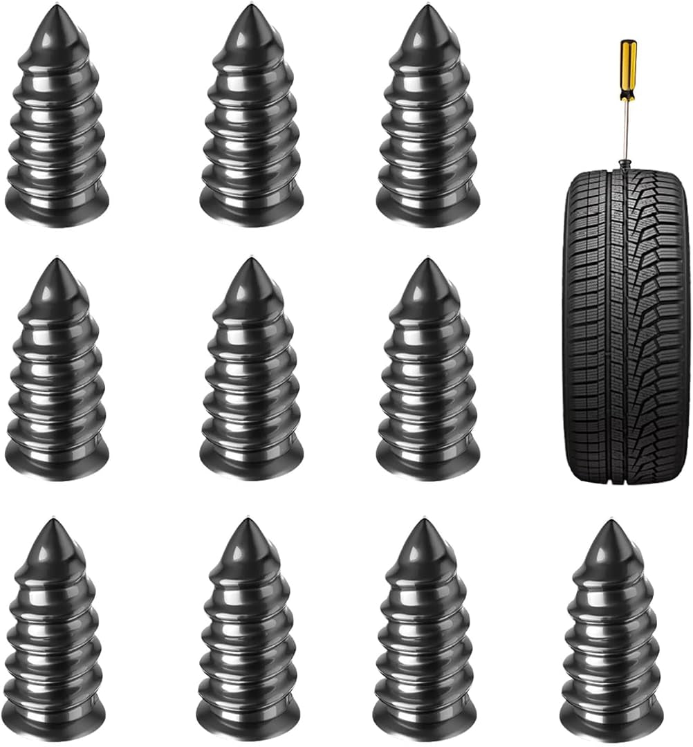 20Pcs Self-Service Tyre Puncture Repair Screws | Tubeless Tyre Repair Nails for Car & Bike